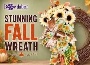 designer-style fall wreath