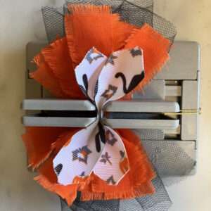 Add Halloween Theme Ribbons to Mini Bowdabra