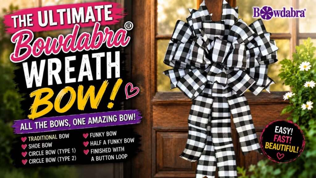 How to Make the Ultimate Bowdabra Wreath Bow
