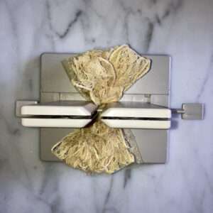 Make Six Loop Bow with Lace Ribbon
