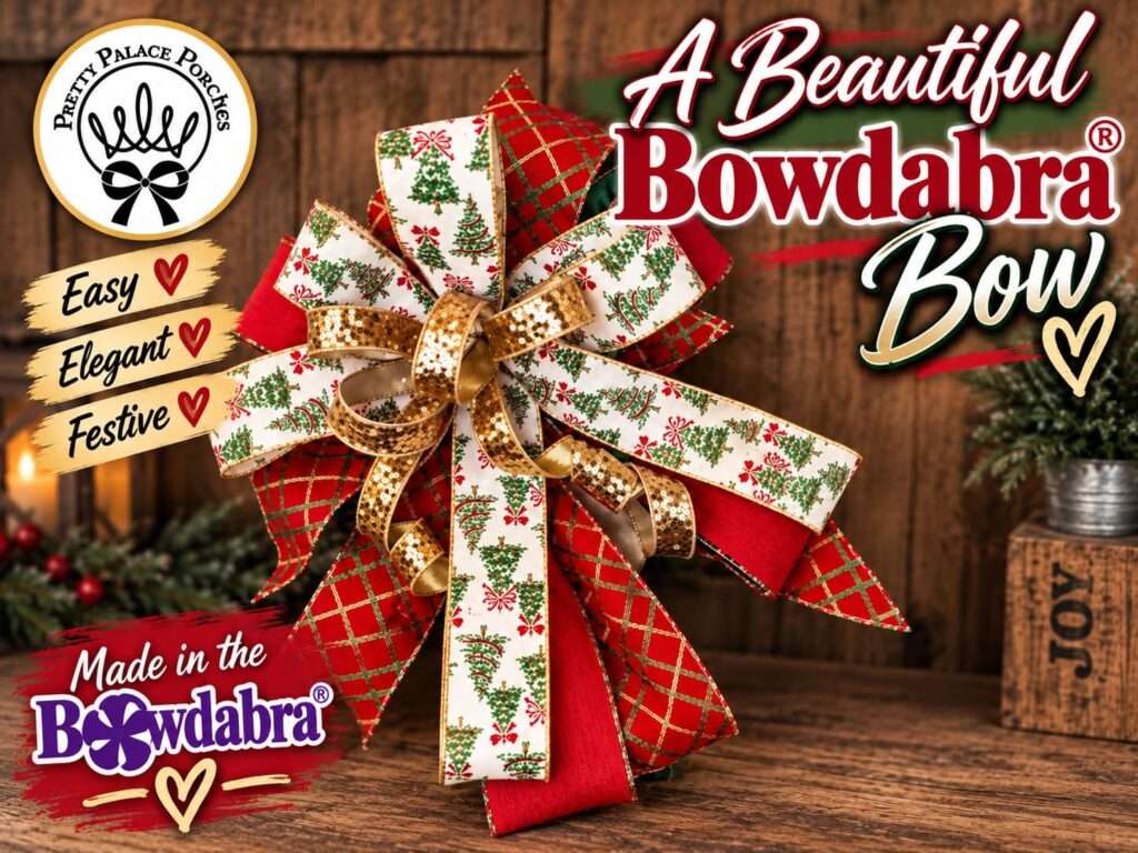 Large Beautiful Bowdabra® Bow | Pretty Palace Porches