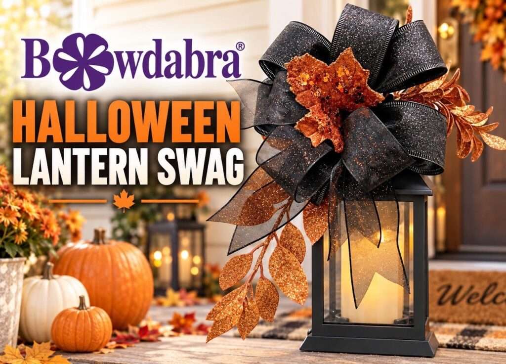 Video DIY – how to make a spooky Halloween lantern swag