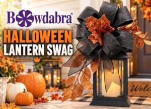 Video DIY – how to make a spooky Halloween lantern swag