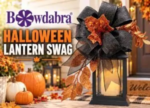 Video DIY – how to make a spooky Halloween lantern swag