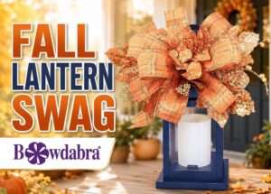 How to make an elegant lantern swag for fall