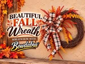 Video how to – Make this epic fall grapevine wreath with Bowdabra