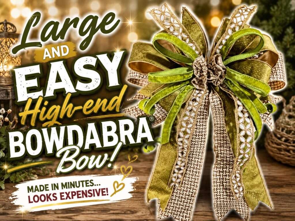 Video DIY – How to make a large high-end bow with Bowdabra