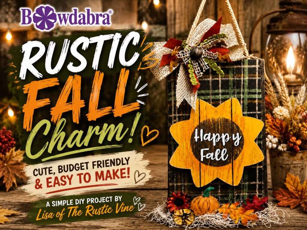 Easy How to make –  DIY Rustic Fall Wall Hanging