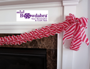 How to make an adorable ribbon candy garland with Bowdabra
