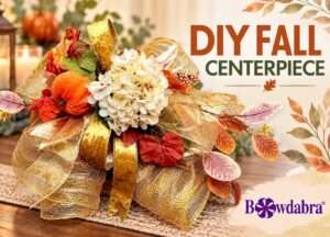 How to make a Quick and easy fall table centerpiece –  DIY
