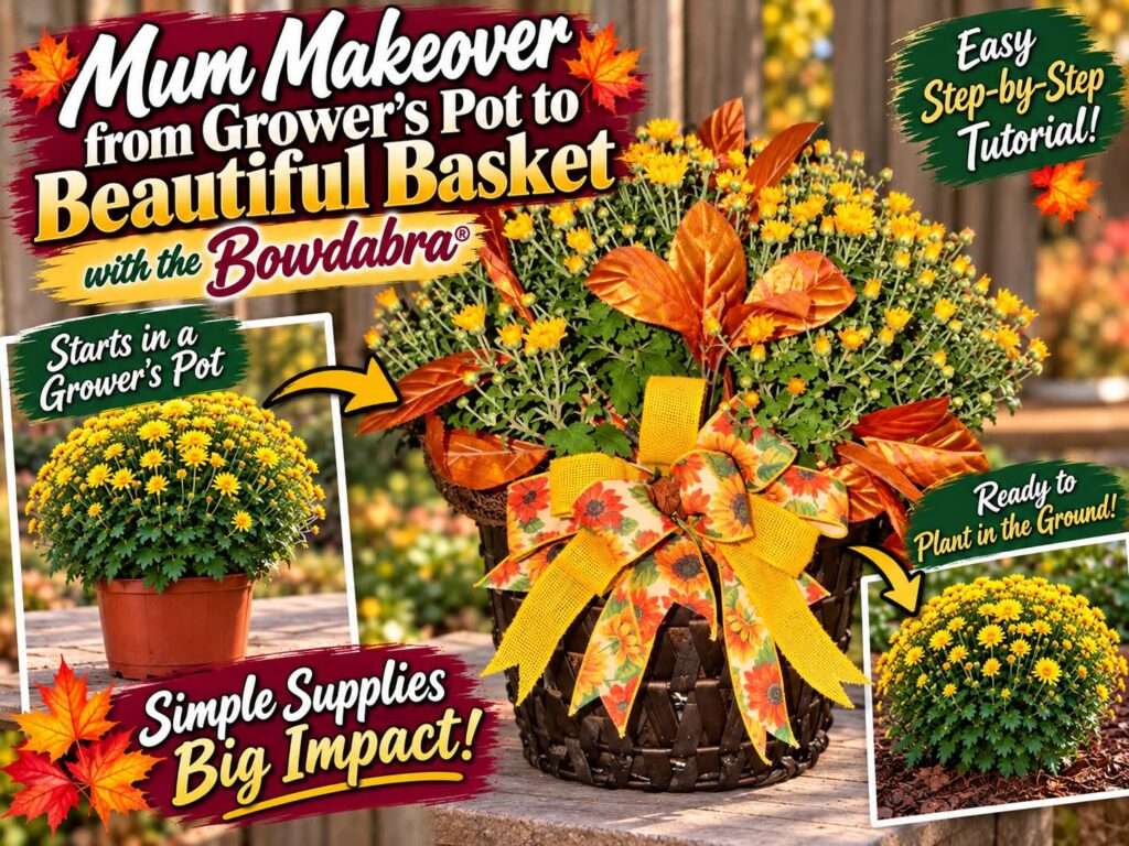 Easy video tutorial – How to makeover a mum basket