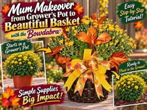 Easy video tutorial – How to makeover a mum basket