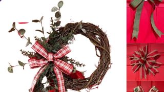DIY Christmas Bows and Wreaths