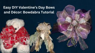 Easy DIY Valentine’s Day Bows