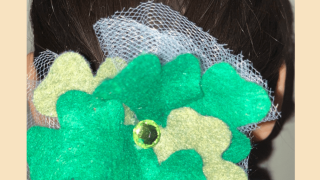 Lucky Shamrock Hair Accessory