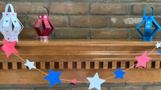 Patriotic Star Garland