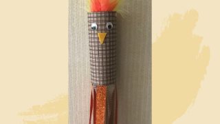Ribbon Streamer Thanksgiving Turkey Decoration