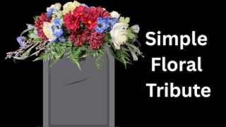 Simple Floral Tribute