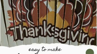 Thanksgiving Craft Stick Puzzle