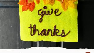 Thanksgiving Door Banner