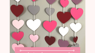 Valentine Heart Streamers