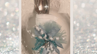 Winter Dinner Party Silverware Wrap