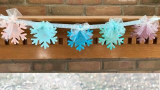 Winter Snowflake Garland