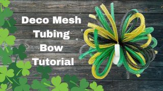 deco mesh bow