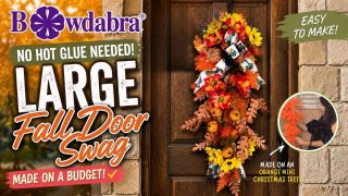 fall door swag